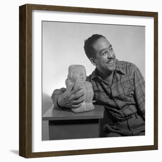 Langston Hughes, American Poet and Activist-Science Source-Framed Giclee Print