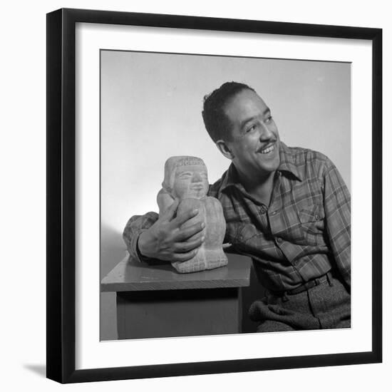 Langston Hughes, American Poet and Activist-Science Source-Framed Giclee Print