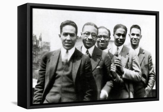 Langston Hughes and Friends, 1924-Science Source-Framed Stretched Canvas