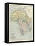 Language Map of Africa-null-Framed Stretched Canvas