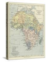 Language Map of Africa-null-Stretched Canvas