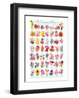 Language of Flowers-null-Framed Art Print