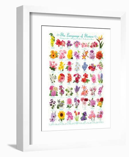 Language of Flowers-null-Framed Art Print