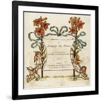 Language of Flowers-Kate Greenaway-Framed Art Print