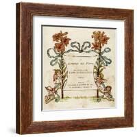 Language of Flowers-Kate Greenaway-Framed Art Print