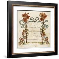 Language of Flowers-Kate Greenaway-Framed Art Print