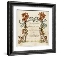 Language of Flowers-Kate Greenaway-Framed Art Print