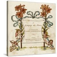 Language of Flowers-Kate Greenaway-Stretched Canvas