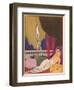 Languid Harem Girl-null-Framed Art Print