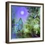 Languid Journeys Blue-Mindy Sommers-Framed Giclee Print