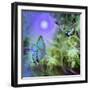 Languid Journeys Blue-Mindy Sommers-Framed Giclee Print