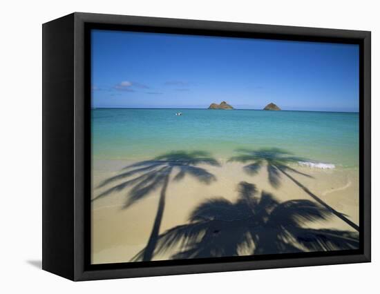 Lanikai Beach, Oahu, Hawaii, Hawaiian Islands, USA-null-Framed Stretched Canvas