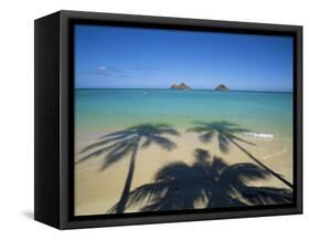 Lanikai Beach, Oahu, Hawaii, Hawaiian Islands, USA-null-Framed Stretched Canvas