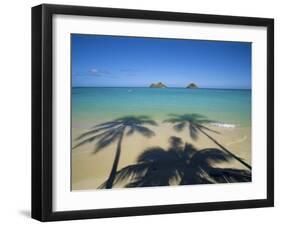Lanikai Beach, Oahu, Hawaii, Hawaiian Islands, USA-null-Framed Photographic Print