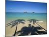 Lanikai Beach, Oahu, Hawaii, Hawaiian Islands, USA-null-Mounted Photographic Print