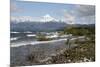 Lanin volcano and Lago Huechulafquen, Lanin National Park, near Junin de los Andes, The Lake Distri-Stuart Black-Mounted Photographic Print