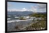 Lanin volcano and Lago Huechulafquen, Lanin National Park, near Junin de los Andes, The Lake Distri-Stuart Black-Framed Photographic Print