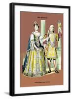 Lanise Marie Von Bourbon, 18th Century-Richard Brown-Framed Art Print