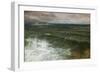 Lannacombe Bay, Start Point in the Distance (Oil on Board)-George Vicat Cole-Framed Giclee Print