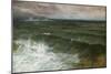 Lannacombe Bay, Start Point in the Distance (Oil on Board)-George Vicat Cole-Mounted Giclee Print