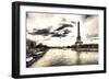 Lanscape Paris Eiffel-Philippe Hugonnard-Framed Premium Giclee Print