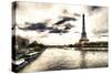 Lanscape Paris Eiffel-Philippe Hugonnard-Stretched Canvas