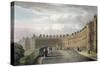 Lansdown Crescent, Bath, 1820-David Cox-Stretched Canvas