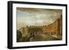 Lansdown Crescent, Bath, 1820-David Cox-Framed Giclee Print