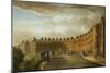 Lansdown Crescent, Bath, 1820-David Cox-Mounted Giclee Print