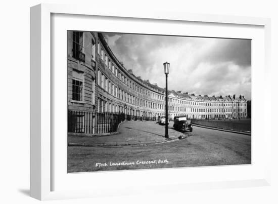 Lansdown Crescent, Bath, 1909-null-Framed Giclee Print