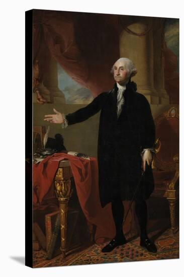 Lansdowne Portrait of President George Washington-Stocktrek Images-Stretched Canvas