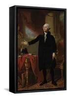 Lansdowne Portrait of President George Washington-Stocktrek Images-Framed Stretched Canvas