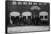 Lansing, Michigan - Central Fire Station Exterior Photo-Lantern Press-Framed Stretched Canvas