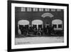 Lansing, Michigan - Central Fire Station Exterior Photo-Lantern Press-Framed Premium Giclee Print