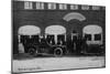 Lansing, Michigan - Central Fire Station Exterior Photo-Lantern Press-Mounted Art Print