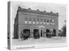 Lansing, Michigan - Fire Department Exterior Photograph-Lantern Press-Stretched Canvas