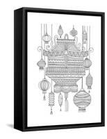 Lantern 2-Neeti Goswami-Framed Stretched Canvas