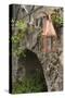 Lantern and Citadel, Corte, Corsica, France-Walter Bibikow-Stretched Canvas