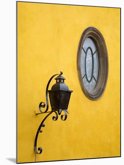 Lantern and Window, San Miguel De Allende, Guanajuato State, Central Mexico-Julie Eggers-Mounted Photographic Print