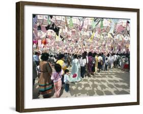 Lantern Display at Chogyesa Temple on Buddha's Birthday, Korea-Alain Evrard-Framed Photographic Print