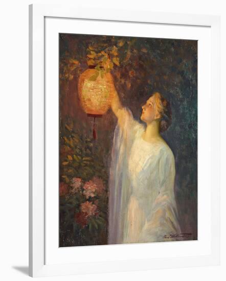 Lantern Glow-Charles E. Waltensperger-Framed Giclee Print