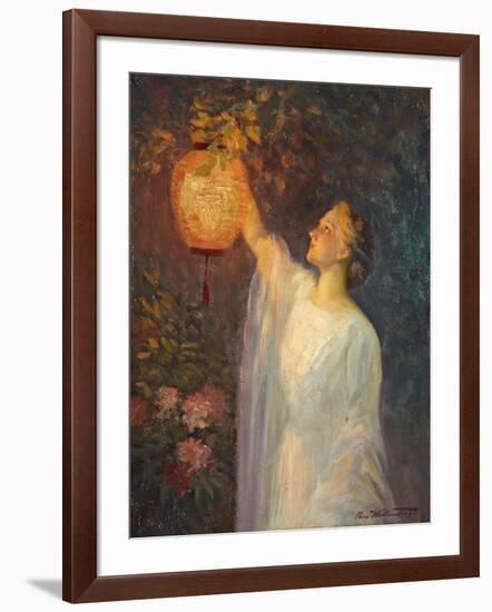 Lantern Glow-Charles E. Waltensperger-Framed Giclee Print