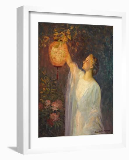 Lantern Glow-Charles E. Waltensperger-Framed Giclee Print