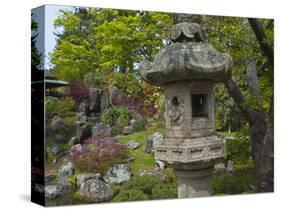 Lantern in Japanese Tea Garden, San Francisco, California, USA-Anna Miller-Stretched Canvas