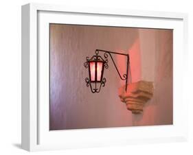 Lantern Inside a Church, Valladolid, Yucatan, Mexico-Julie Eggers-Framed Photographic Print