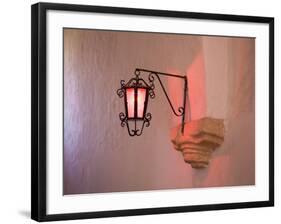 Lantern Inside a Church, Valladolid, Yucatan, Mexico-Julie Eggers-Framed Photographic Print