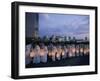 Lantern Parade at Beginning of Buddha's Birthday Evening, Yoido Island, Seoul, Korea-Alain Evrard-Framed Photographic Print