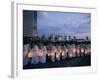 Lantern Parade at Beginning of Buddha's Birthday Evening, Yoido Island, Seoul, Korea-Alain Evrard-Framed Photographic Print