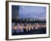 Lantern Parade at Beginning of Buddha's Birthday Evening, Yoido Island, Seoul, Korea-Alain Evrard-Framed Photographic Print