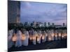 Lantern Parade at Beginning of Buddha's Birthday Evening, Yoido Island, Seoul, Korea-Alain Evrard-Mounted Photographic Print